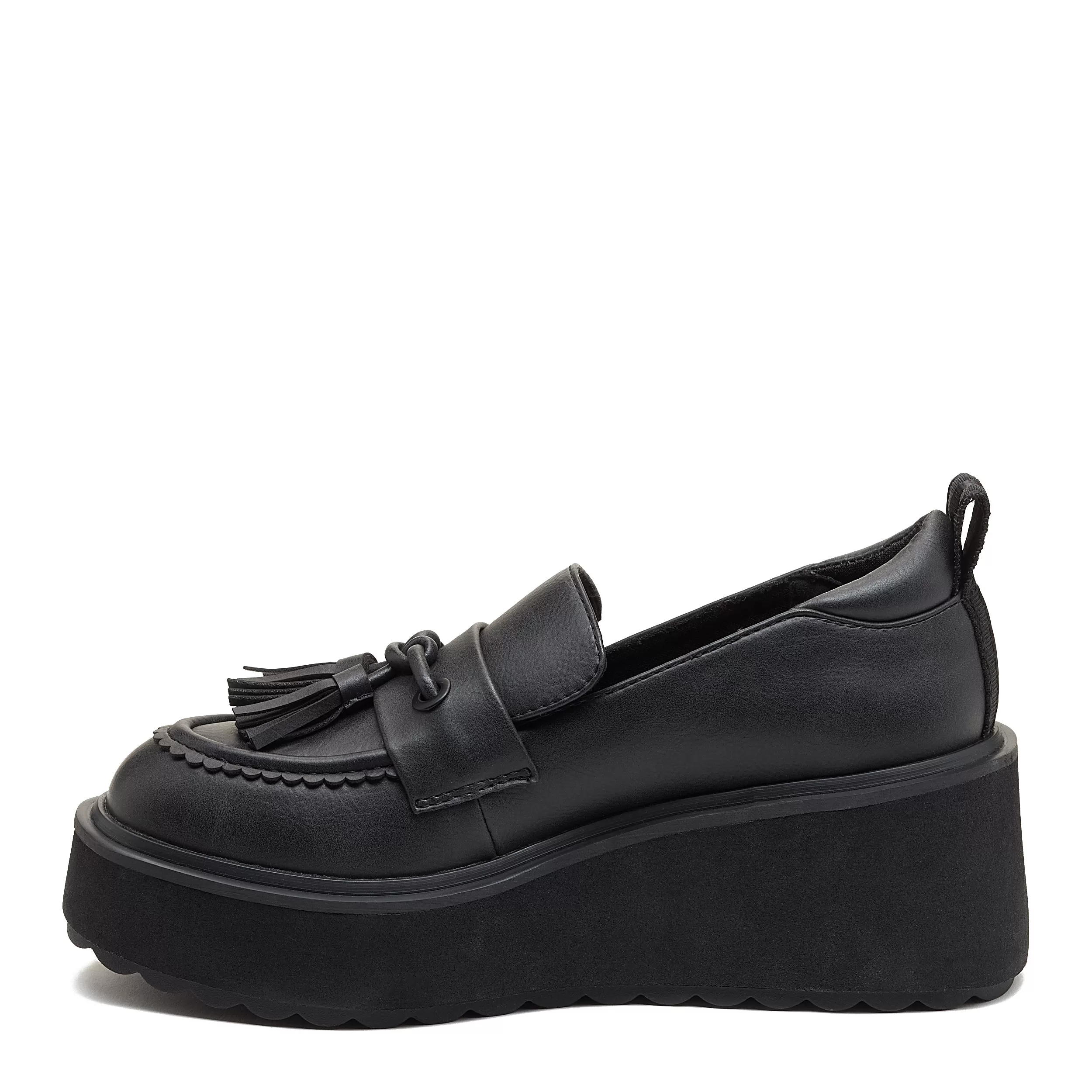 Harper Black Platform Loafer