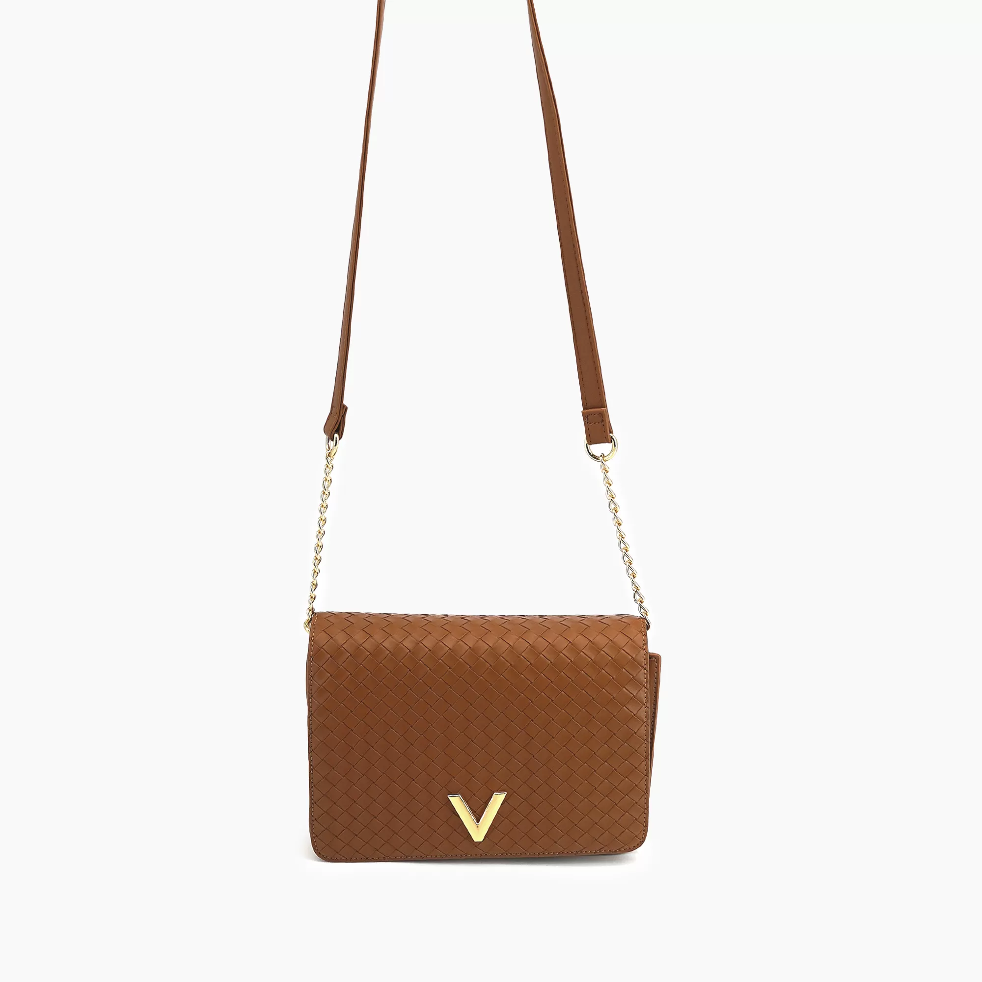 Haven Flap Woven Crossbody Bag