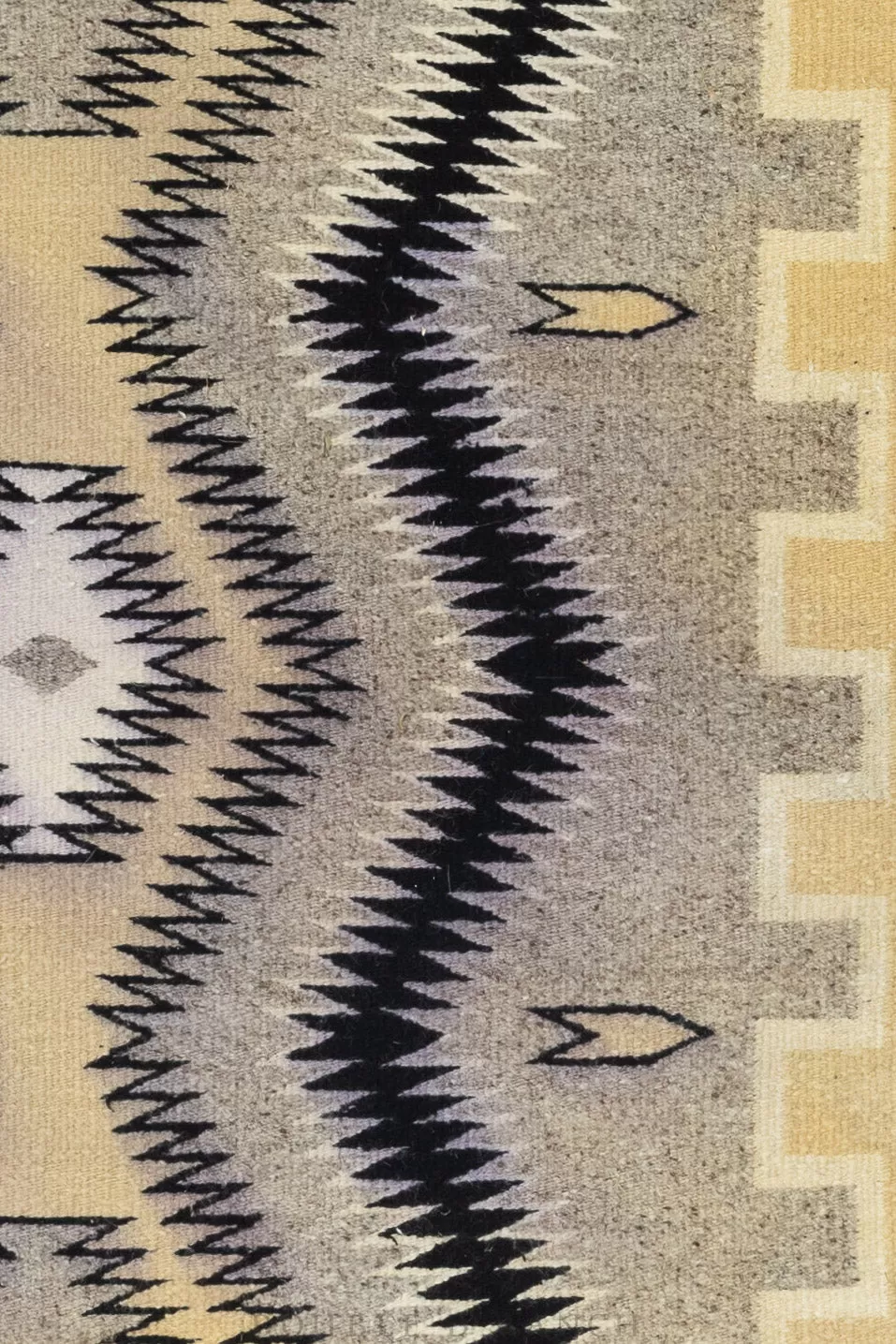 Home, Textile, Rug, Navajo Flat Weave, Two Gray Hills, Vintage, 149