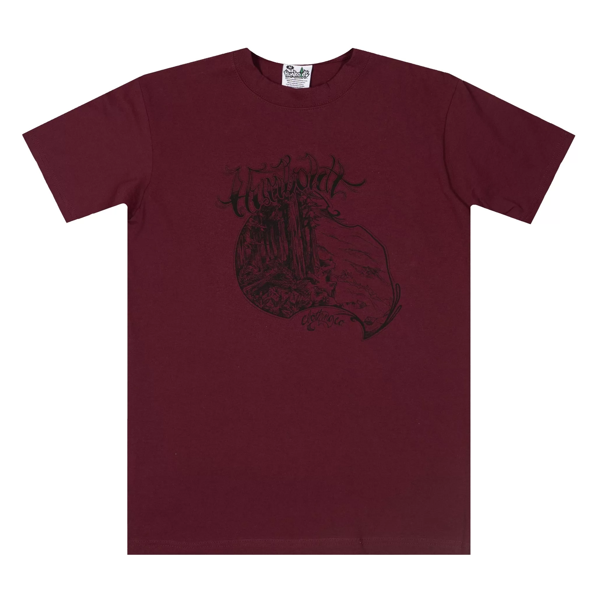 Inked Paradise Tshirt Burgundy