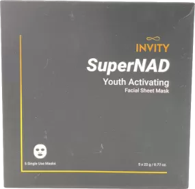 invity Youth Activating Facial Sheet Mask 5 X 22G