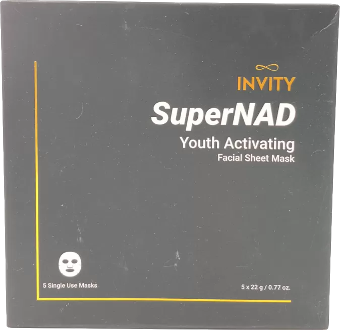 invity Youth Activating Facial Sheet Mask 5 X 22G