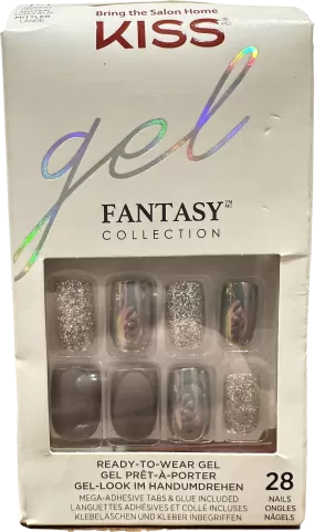 kiss Gel Fantasy Nail Kit Wake Up Call 28 nails