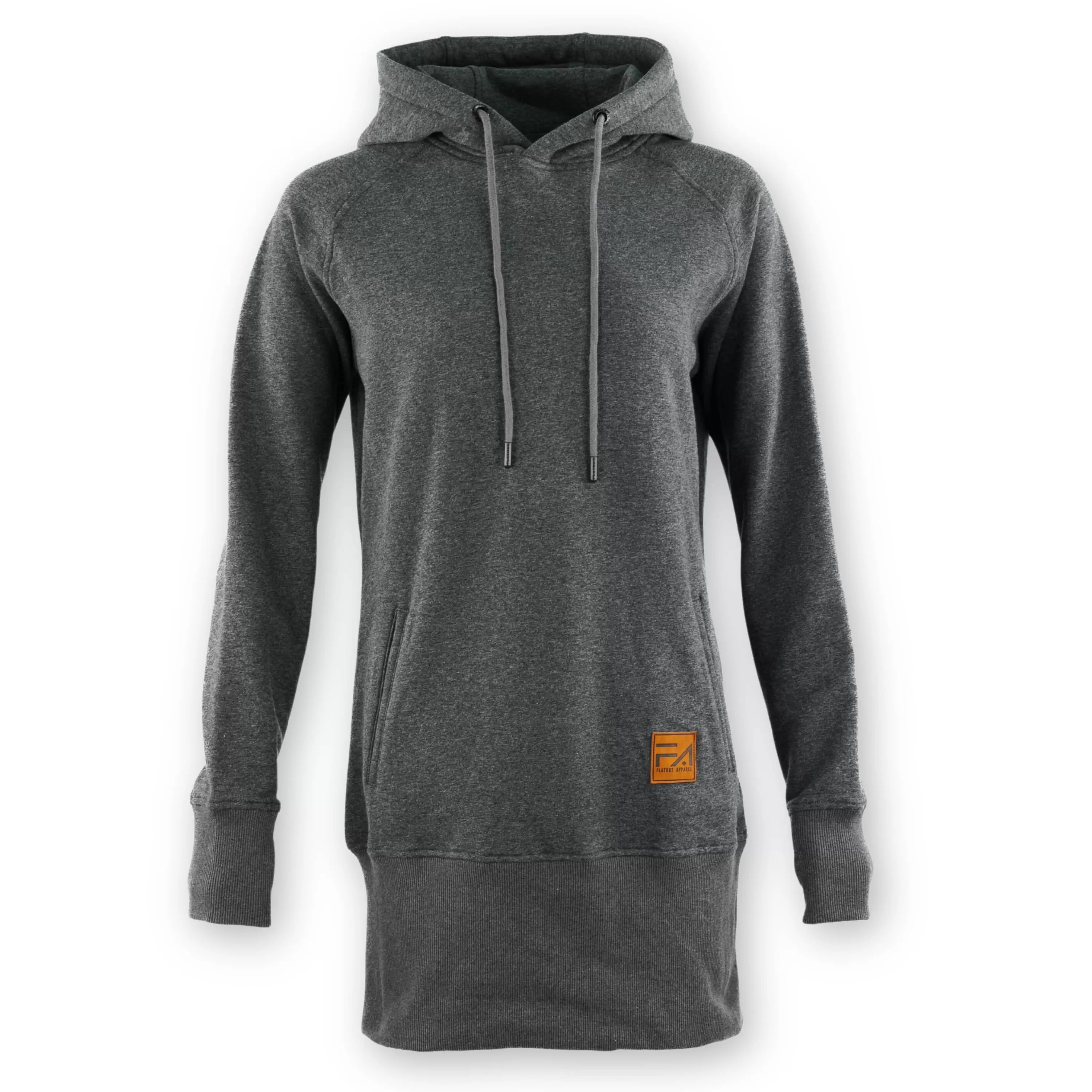 Kora Long Hoodie Charcoal