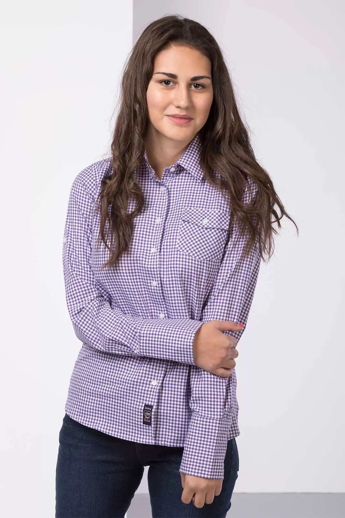 Ladies Hannah Country Check Shirt - Jessica