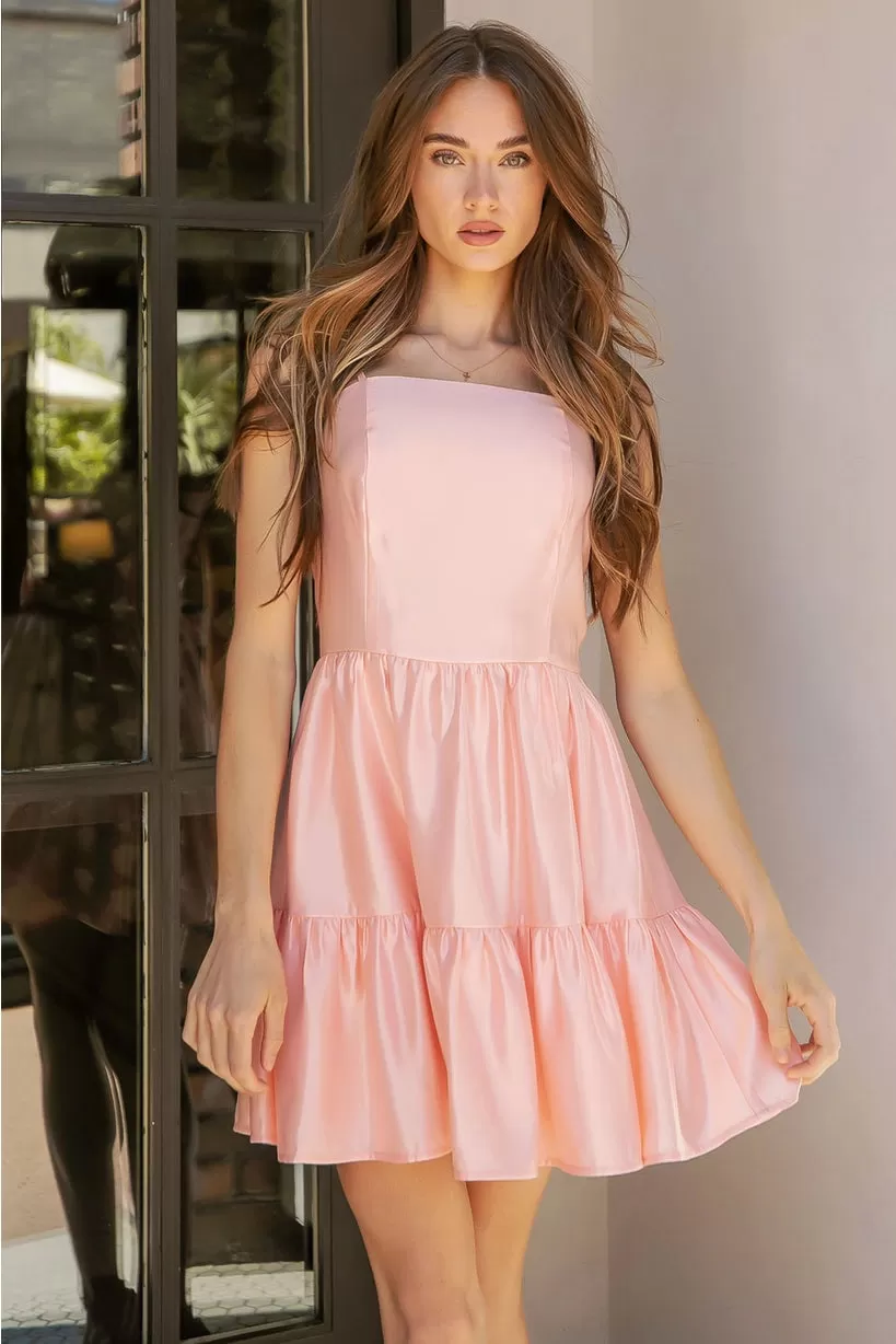 Layla Tiered Skater Mini Dress