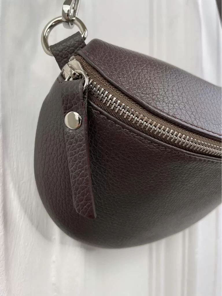 Leather Bumbag - Chocolate