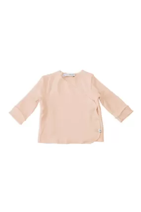 Long Sleeves Crossed Shirt - Pink