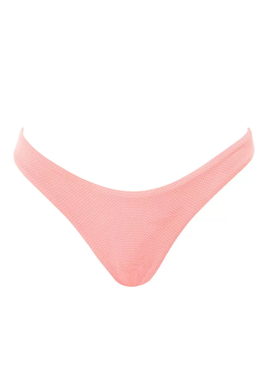 Maaji Coral Salmon Flirt Thin Side Bikini Bottom