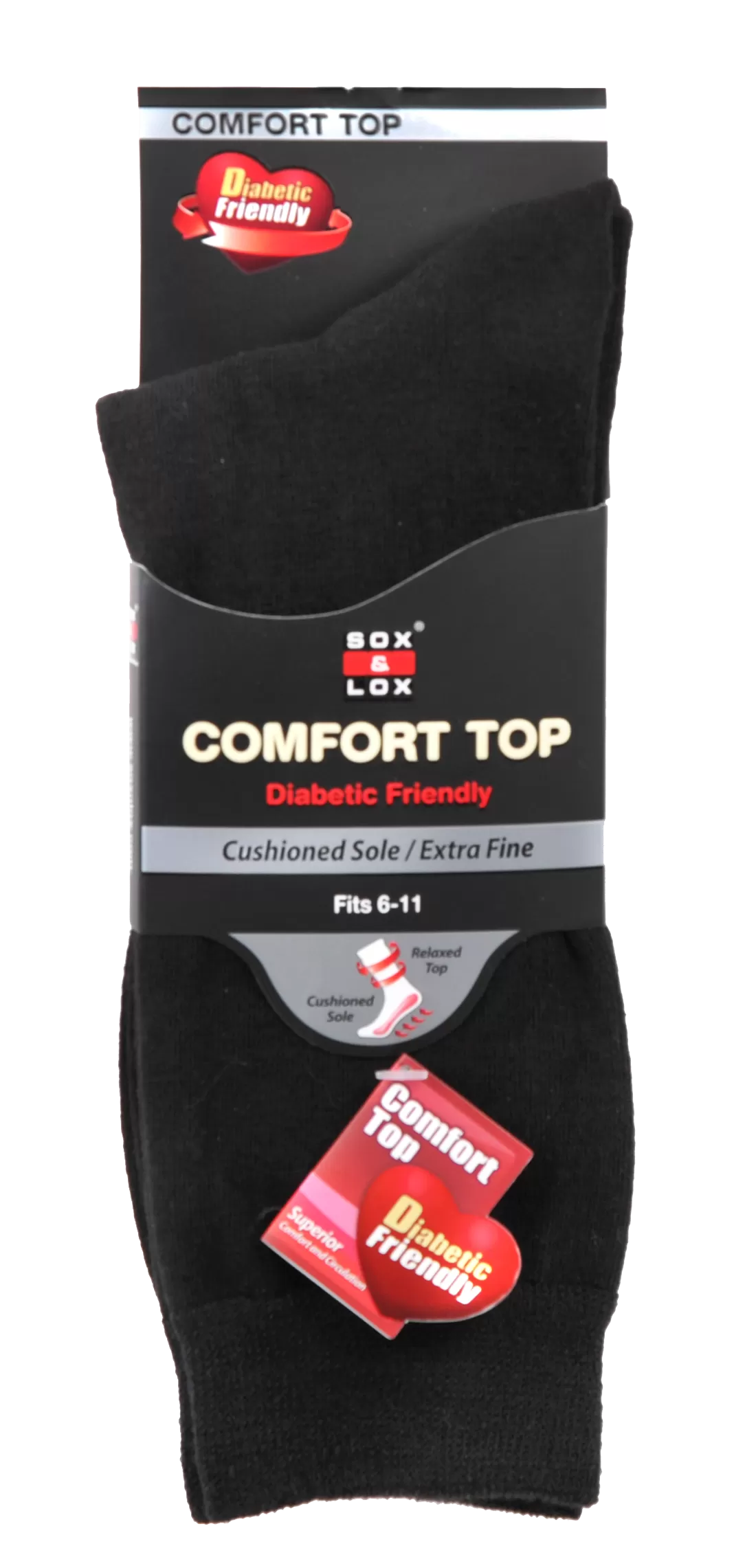 Men's Business Diabetic Friendly [Fine Cushioned]