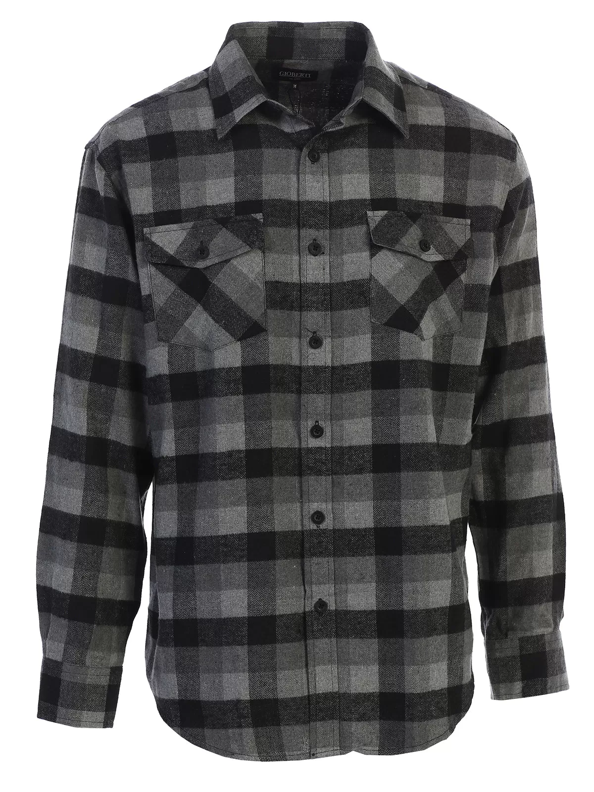 Men's Plaid Flannel Shirt, Size XXL