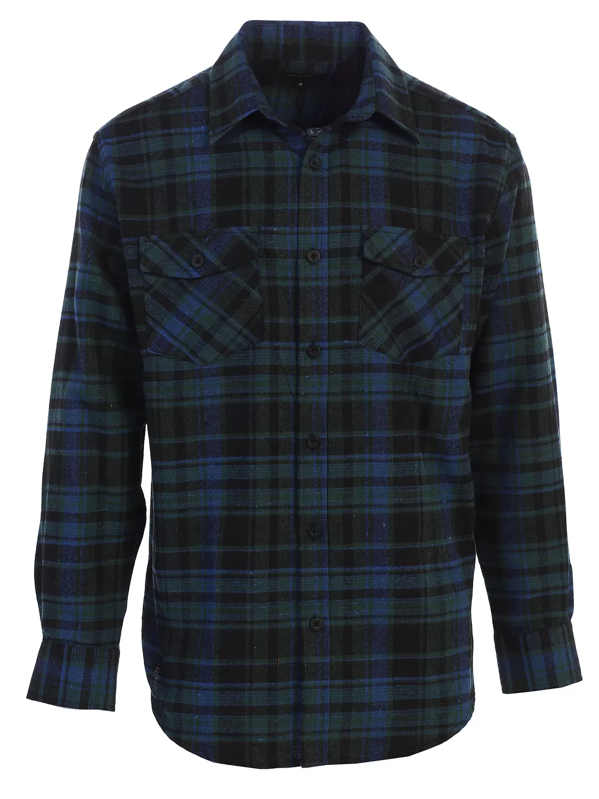 Men's Plaid Flannel Shirt, Size XXL