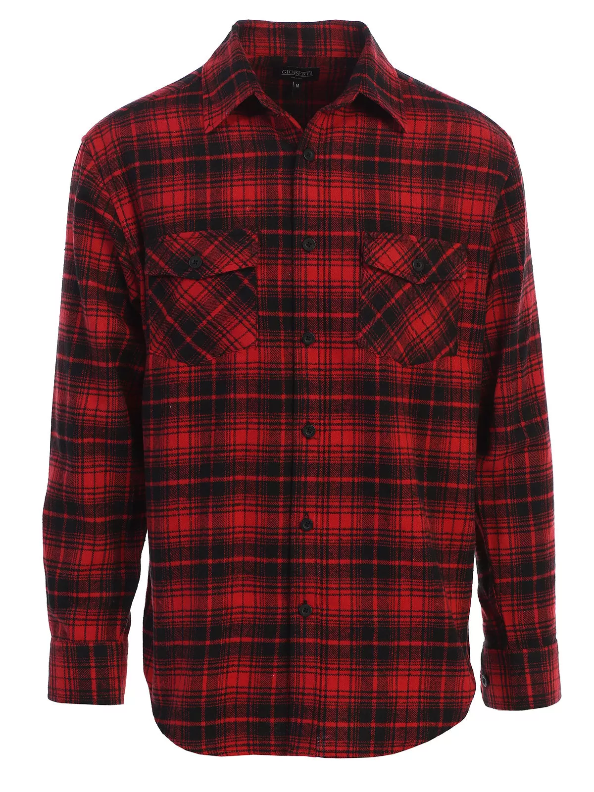 Men's Plaid Flannel Shirt, Size XXL