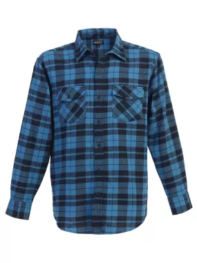 Men's Plaid Flannel Shirt, Size XXL