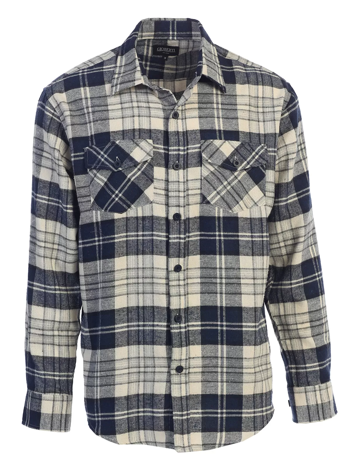 Men's Plaid Flannel Shirt, Size XXL