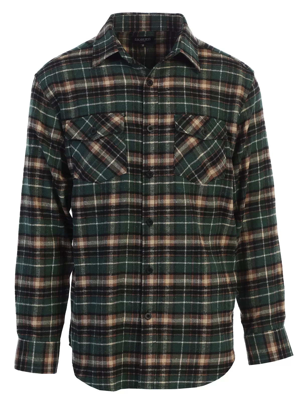 Men's Plaid Flannel Shirt, Size XXL