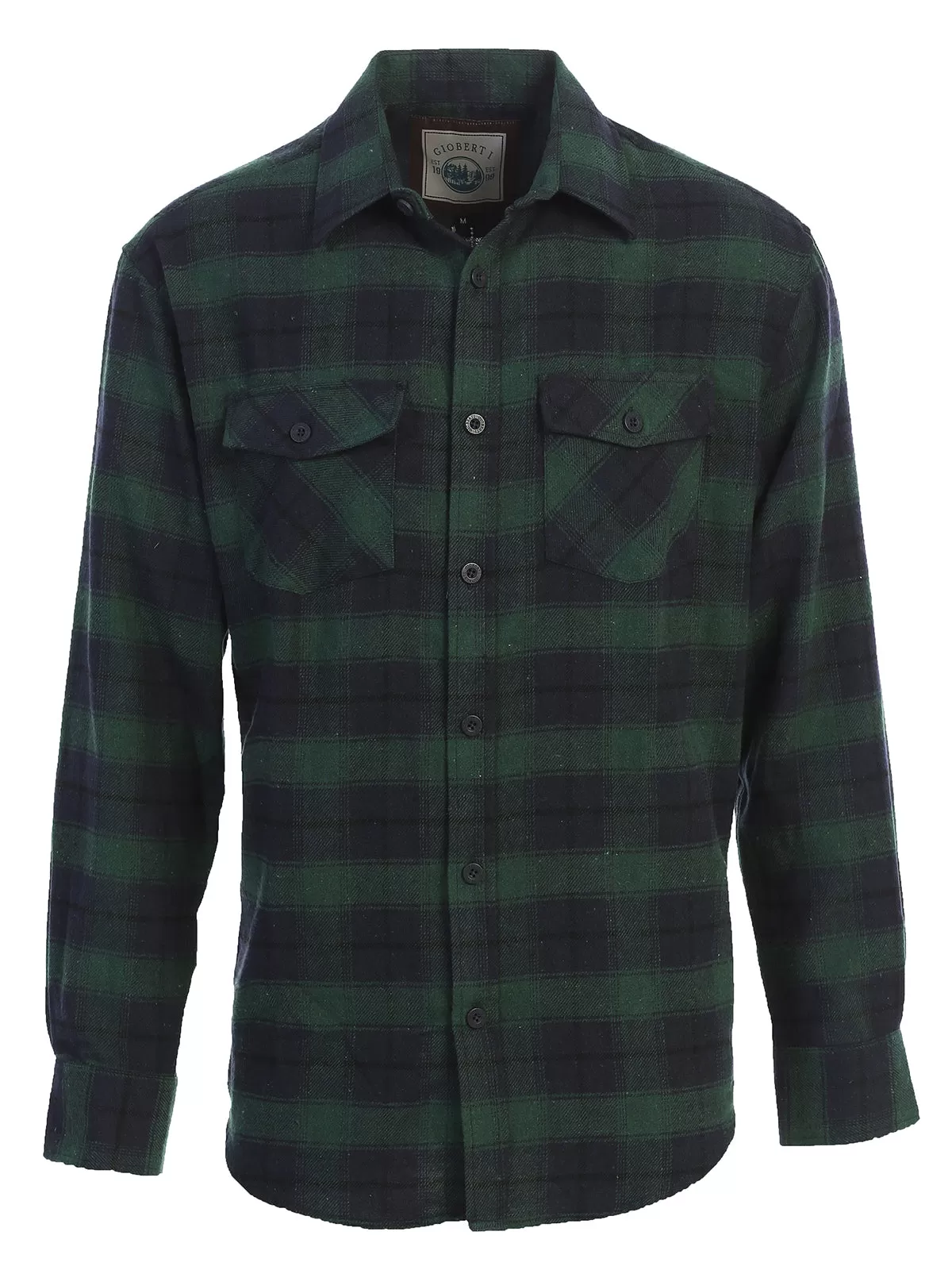 Men's Plaid Flannel Shirt, Size XXL