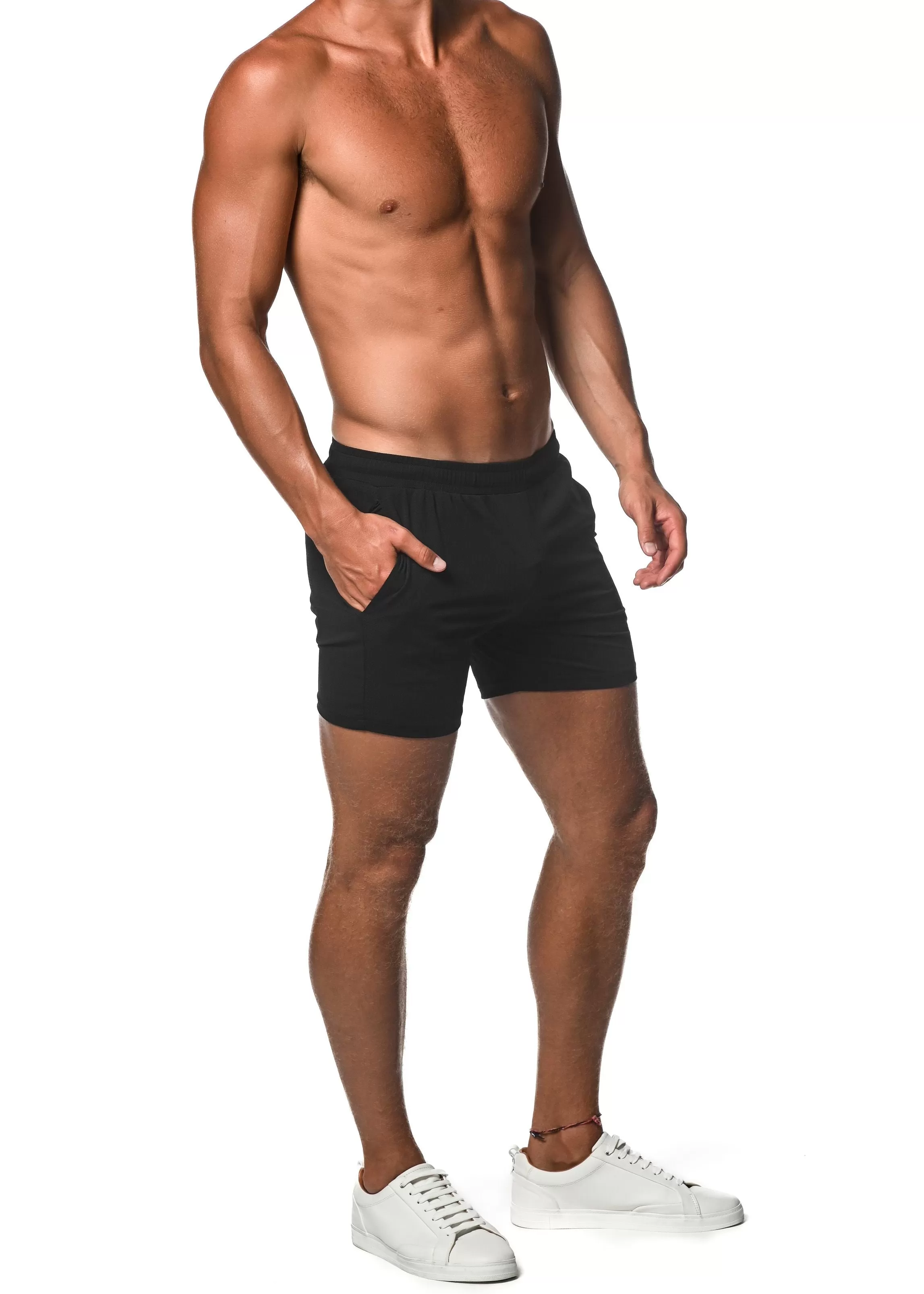 MESH GRID STRETCH PERFORMANCE SHORT