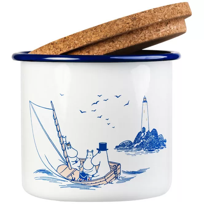 Moomin Sailors Jar with a lid 1,3 L - Muurla