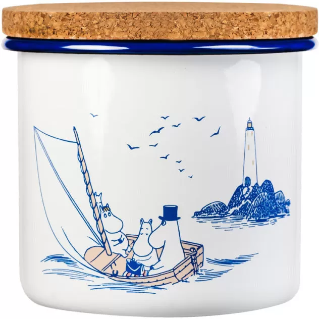 Moomin Sailors Jar with a lid 1,3 L - Muurla