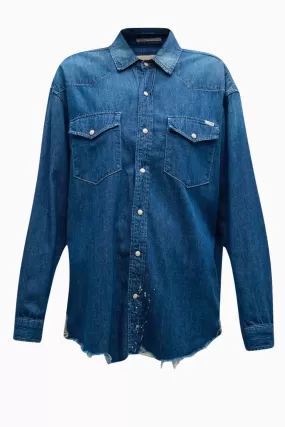 Mother Denim The Western Overshirt - Dopenhagen