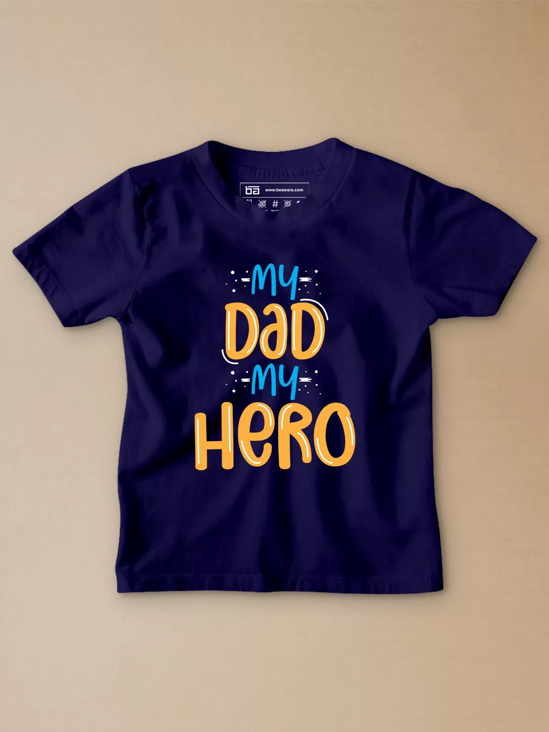 My Dad My Hero Kids T-Shirt