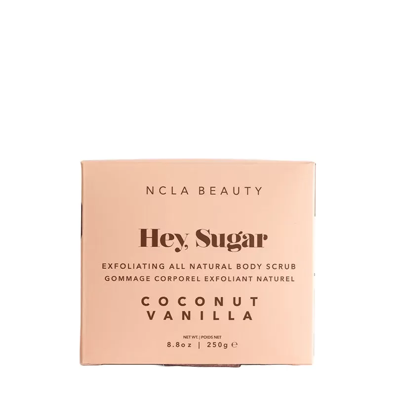 NCLA BEAUTY | Hey, Sugar Coconut Vanilla Body Scrub