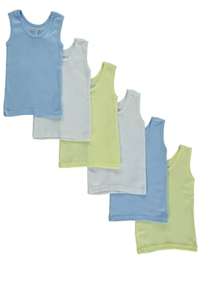 Newborn/Kids Sleeveless Tank bambini Boy's Six Pack Pastel Sleeveless Tank Top (6-Pack)