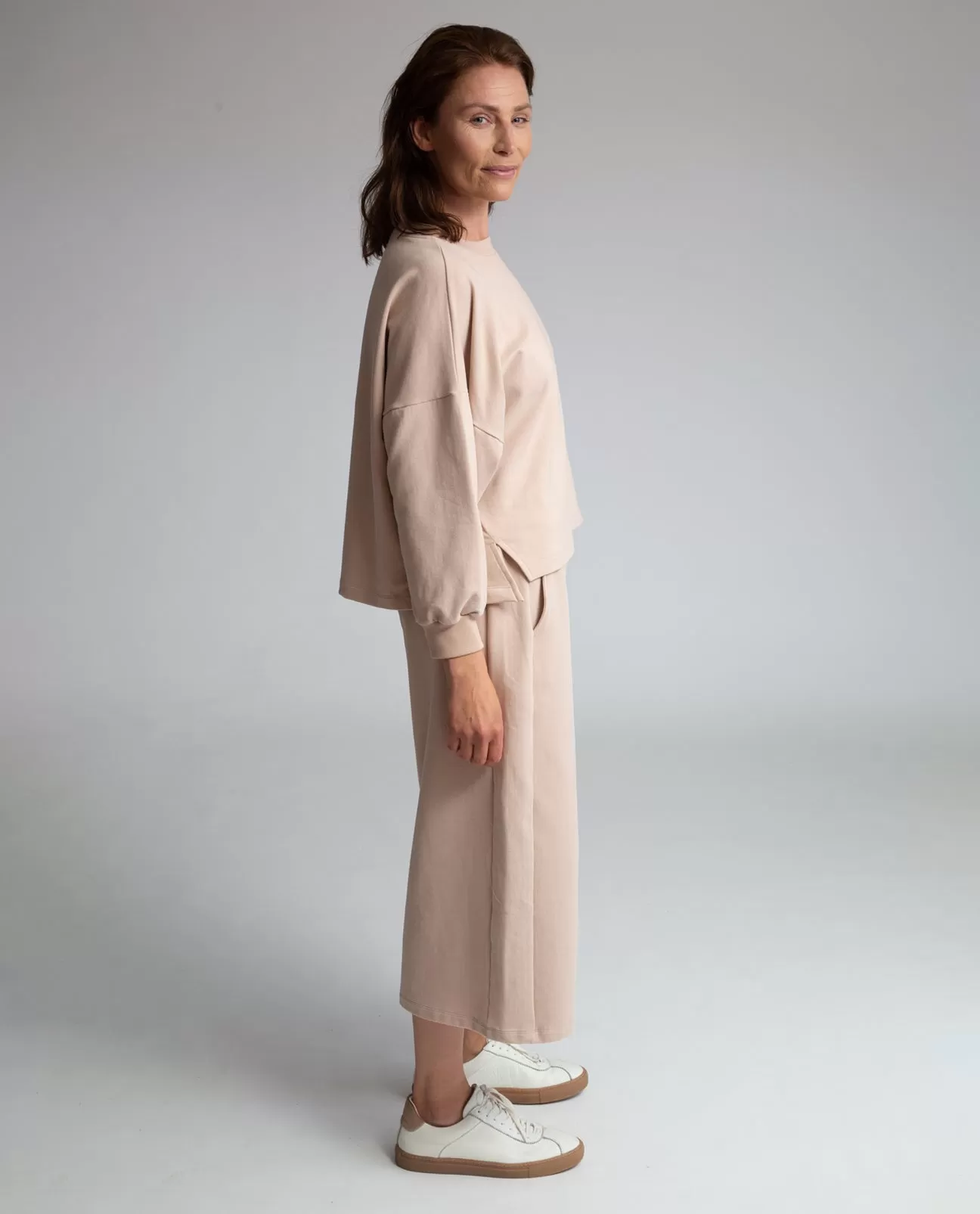 Nicky Organic Cotton Trousers In Crepe