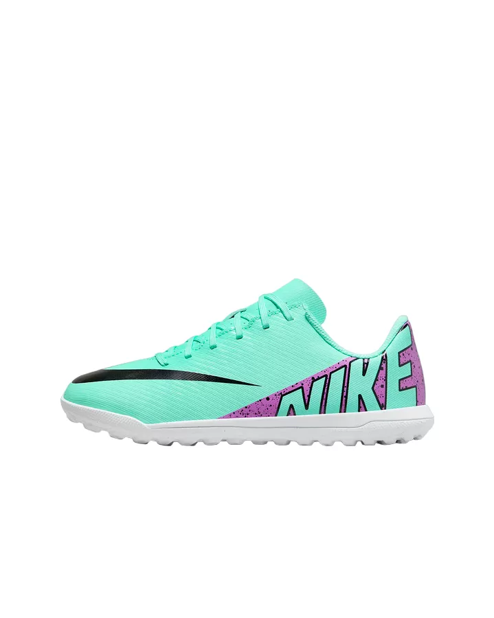 Nike boys' soccer shoe Vapor 15 Club TF DJ5956-300 turquoise fuchsia black