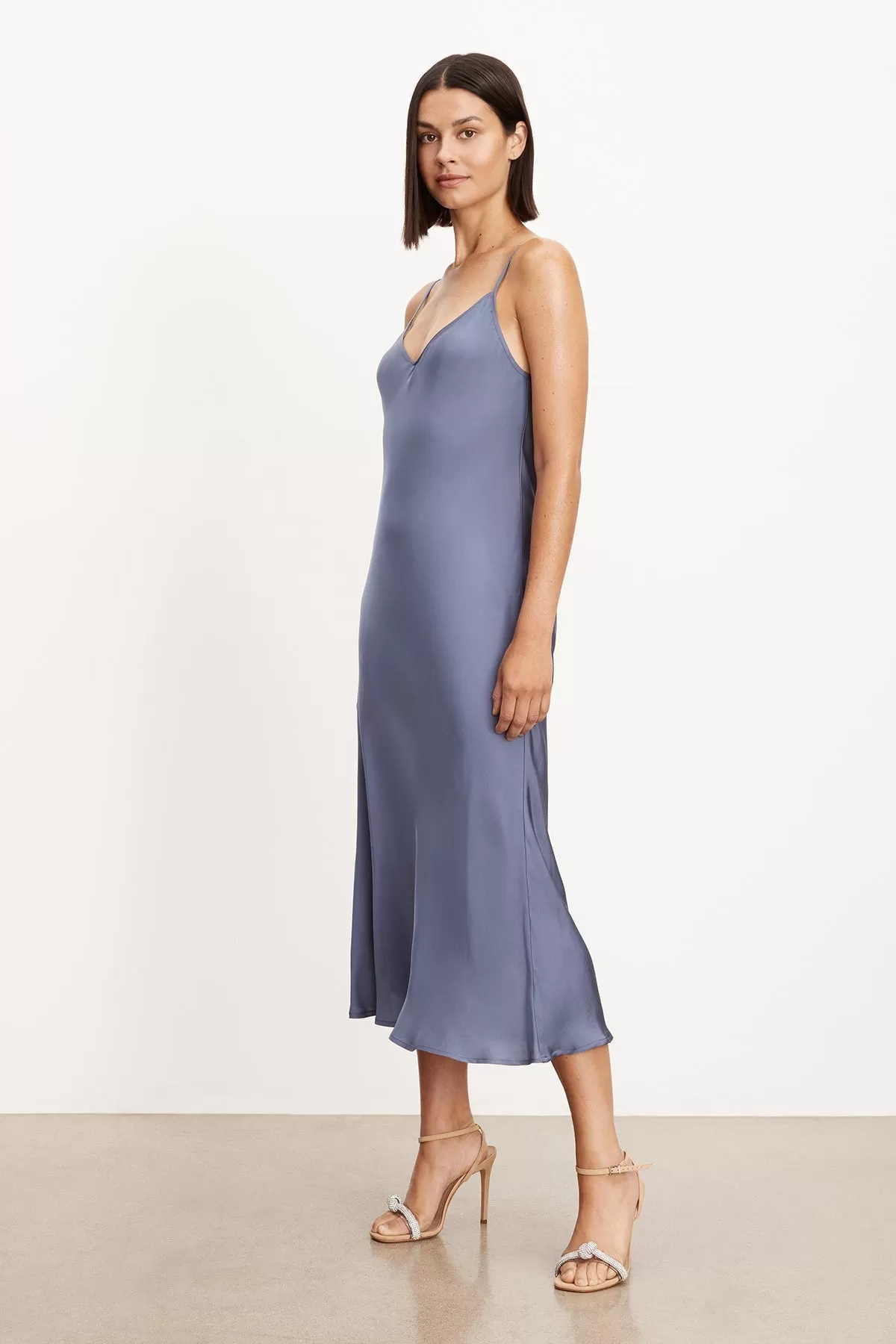 POPPY SATIN SLIP DRESS