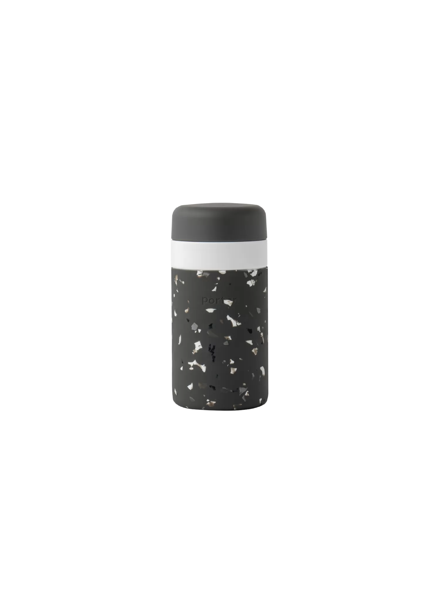 Porter Insulated 12oz Bottle (Charcoal Terrazzo)