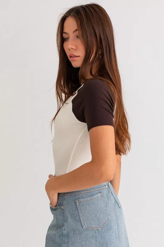 Raglan Short Sleeve Bodysuit