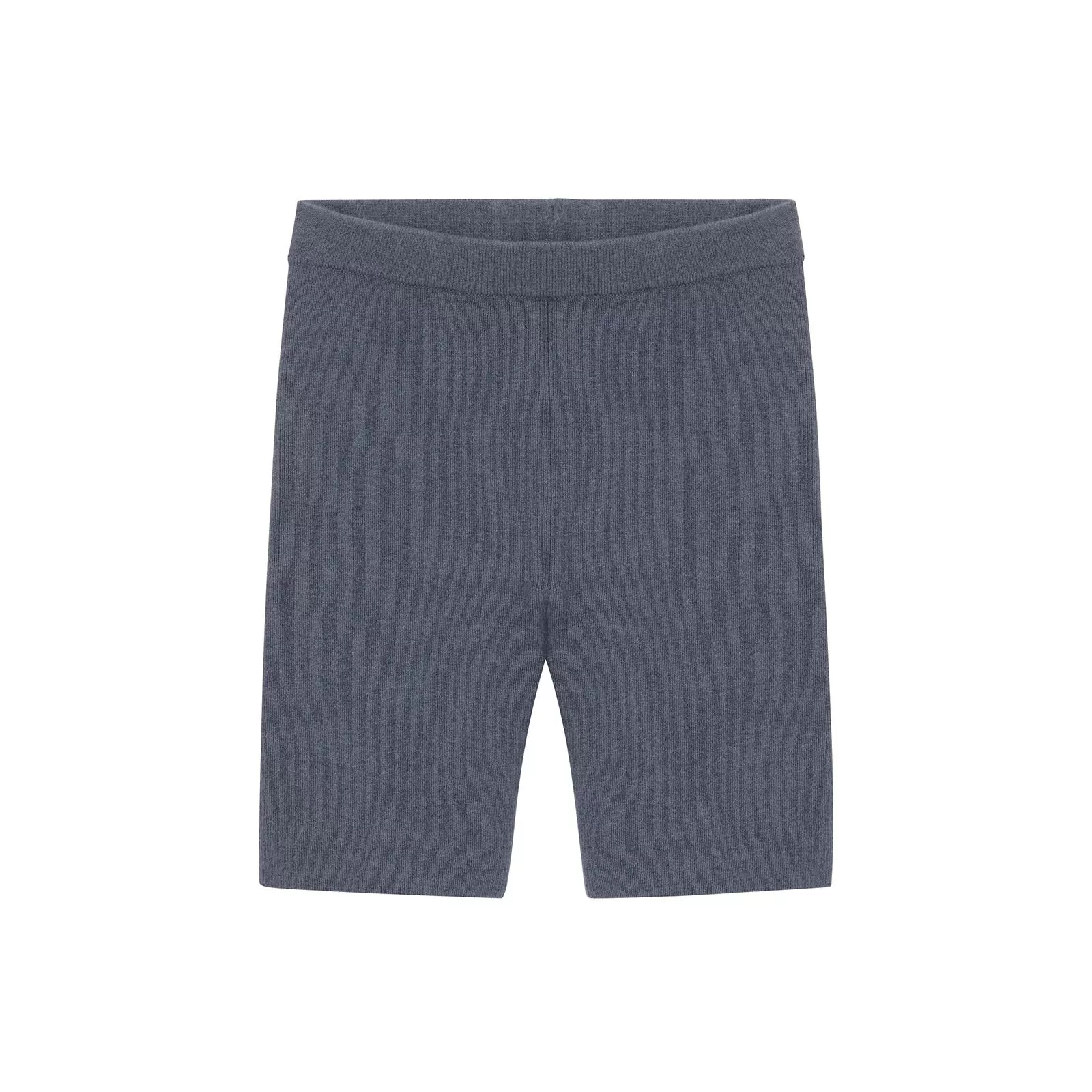 Recycled Cashmere Ribbed Biker Short