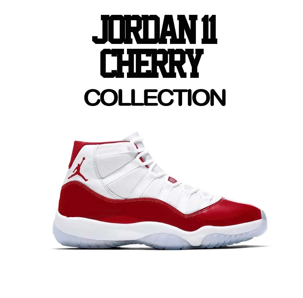 Retro 11 Varsity Red Shirt - Gummy Bear - white