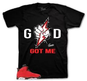 Retro 6 Toro Bravo Shirt - God Got Me - Black