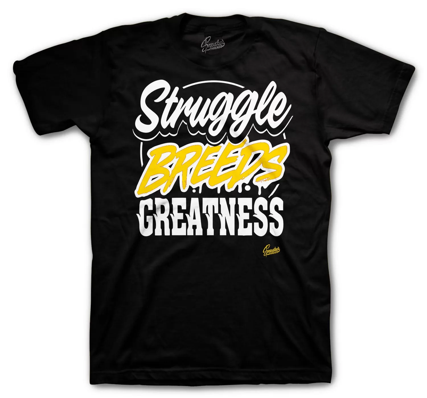 Retro 9 University Gold Shirt - Struggle Breeds - Black