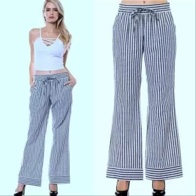 Sail Away Nautical Striped Pants