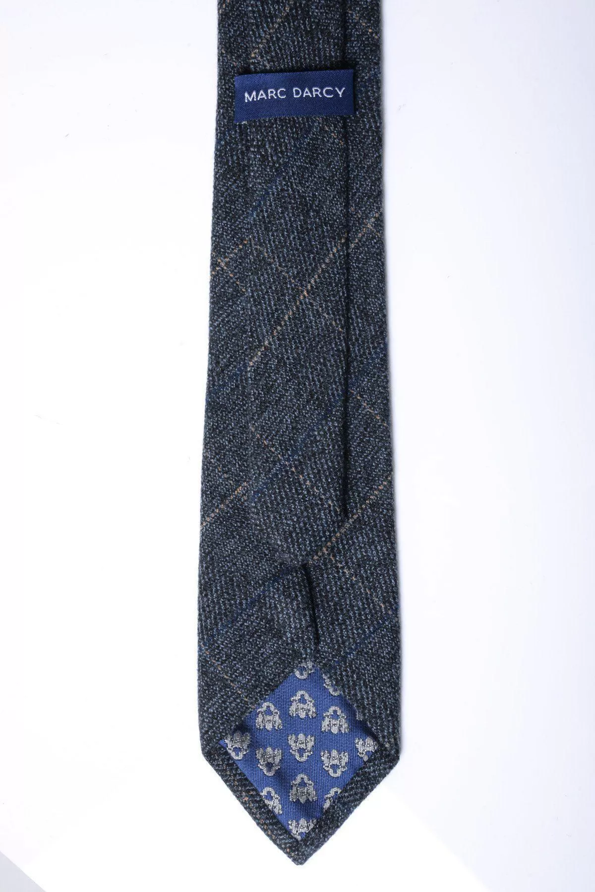 SCOTT - Blue Tweed Check Tie