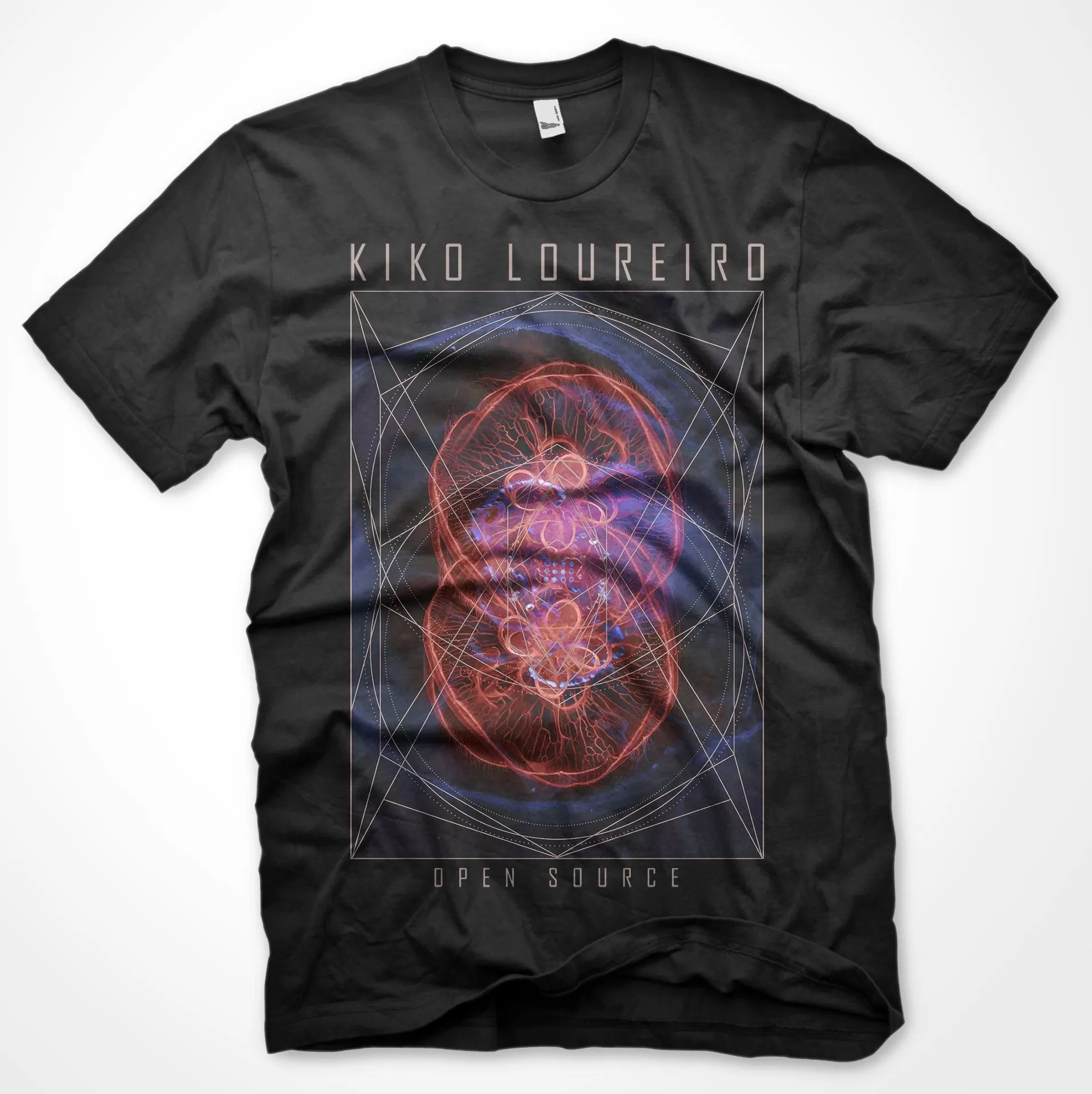 Signed Vinyl and T-shirt bundle Open Source (get a signed poster and a guitar pick for free)