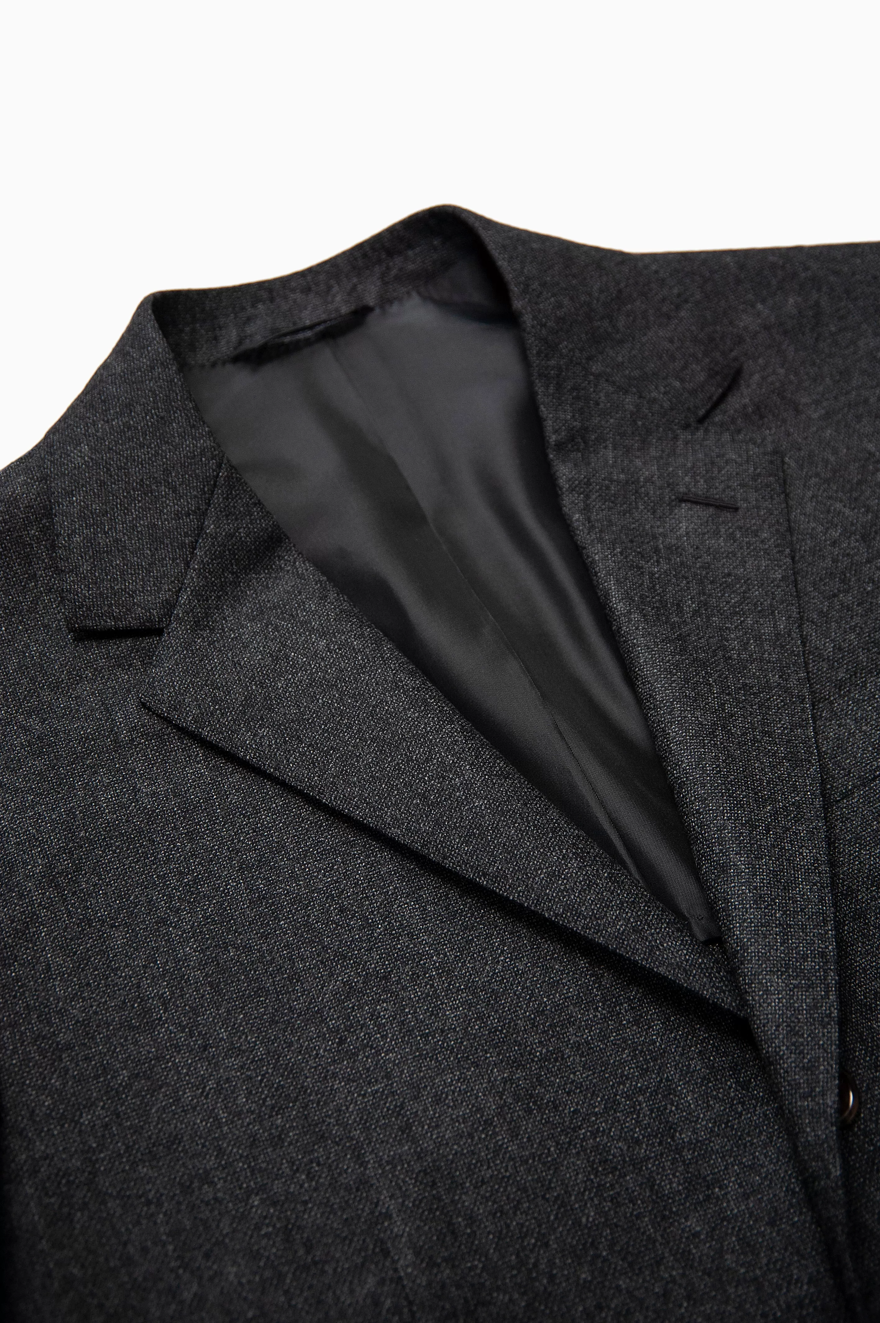 Suit Blazer and Pant in classic wool (dark grey melange)