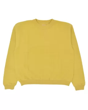 Sunray Hina Citron Yellow Reverse Crewneck