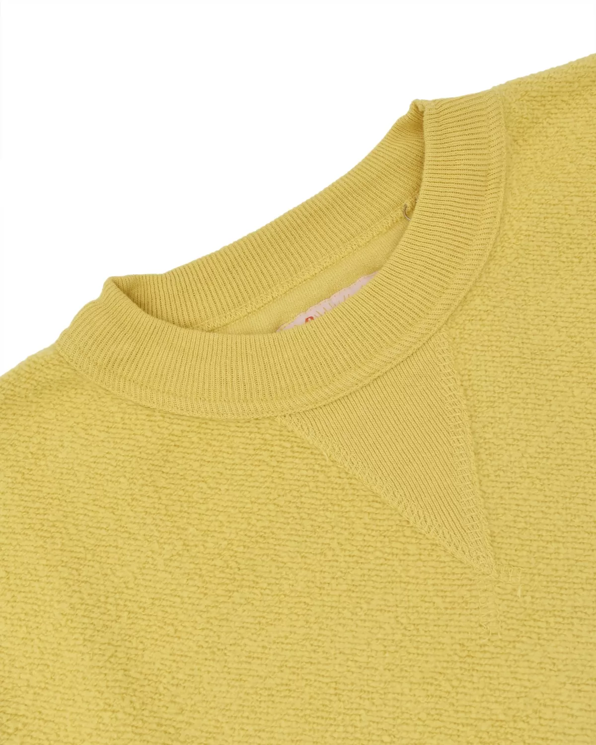 Sunray Hina Citron Yellow Reverse Crewneck