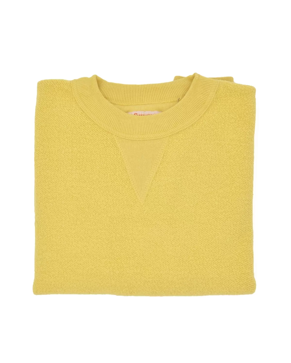 Sunray Hina Citron Yellow Reverse Crewneck