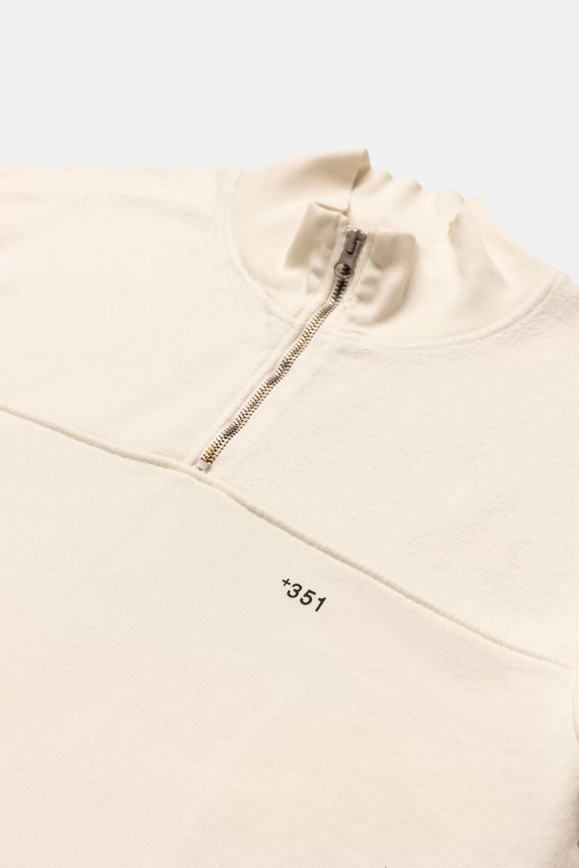 SWEATSHIRT ZIP OFF-WHITE