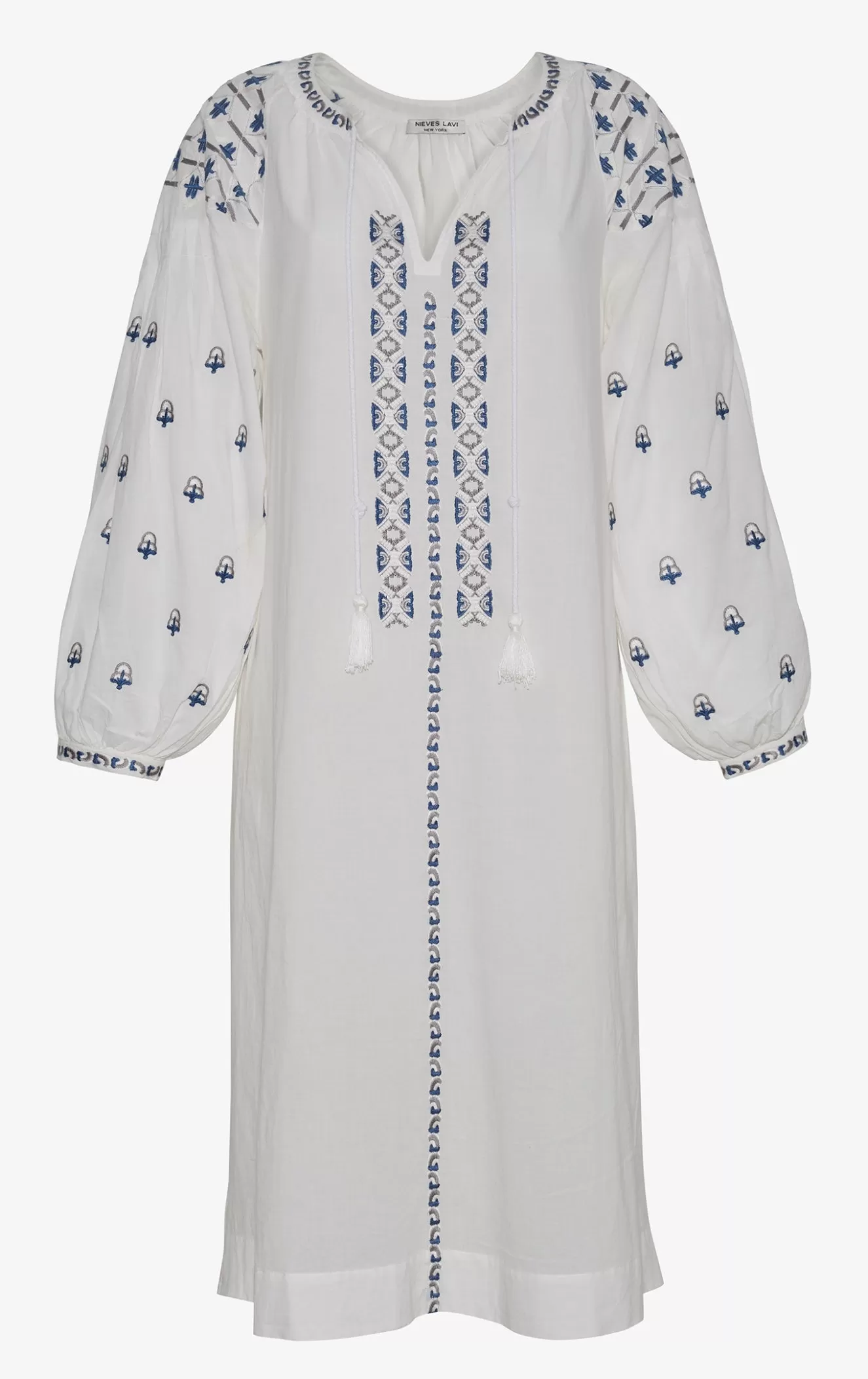 Tallulah Kaftan Dress | White