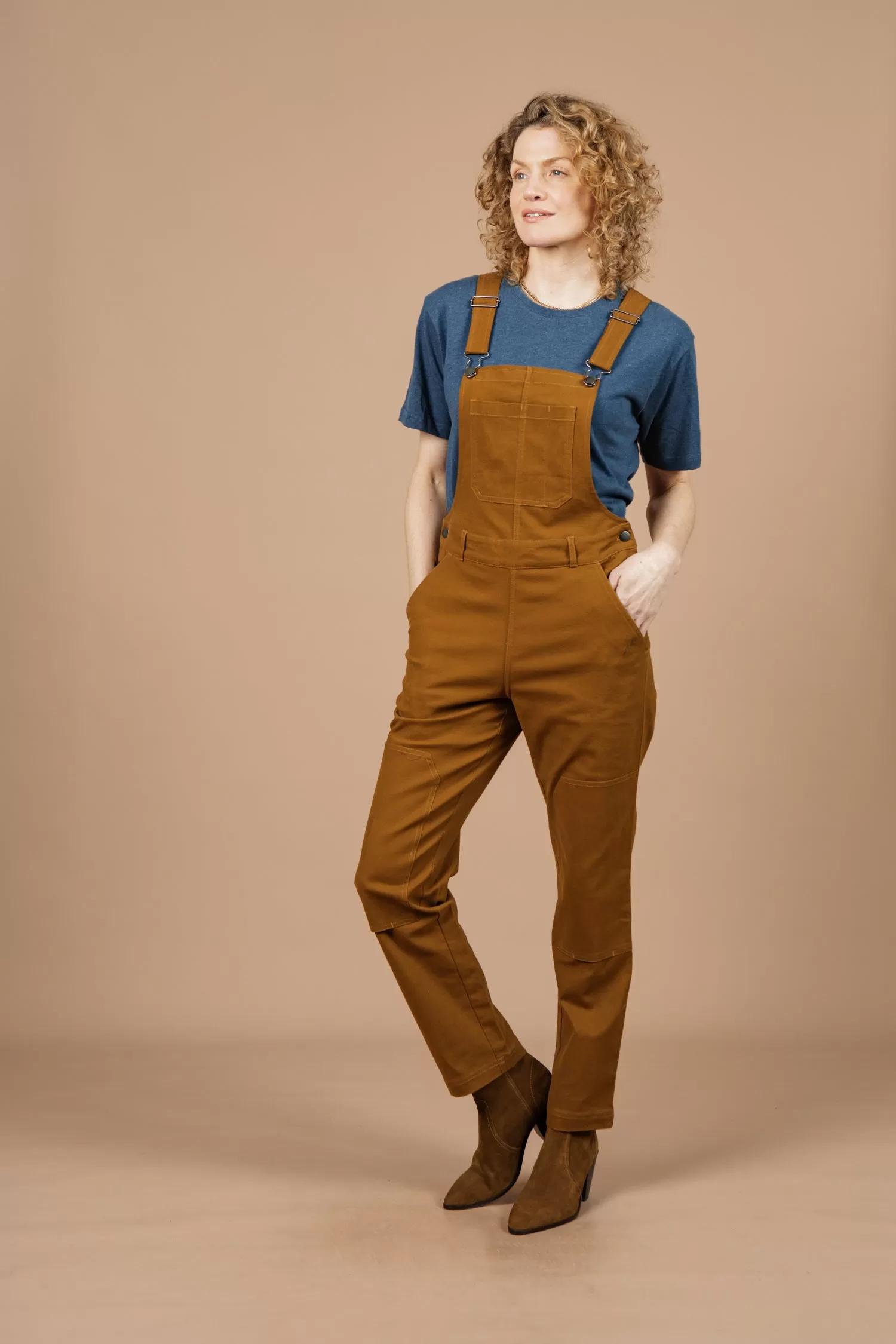 Tobin Utility Overall / Brown Canvas