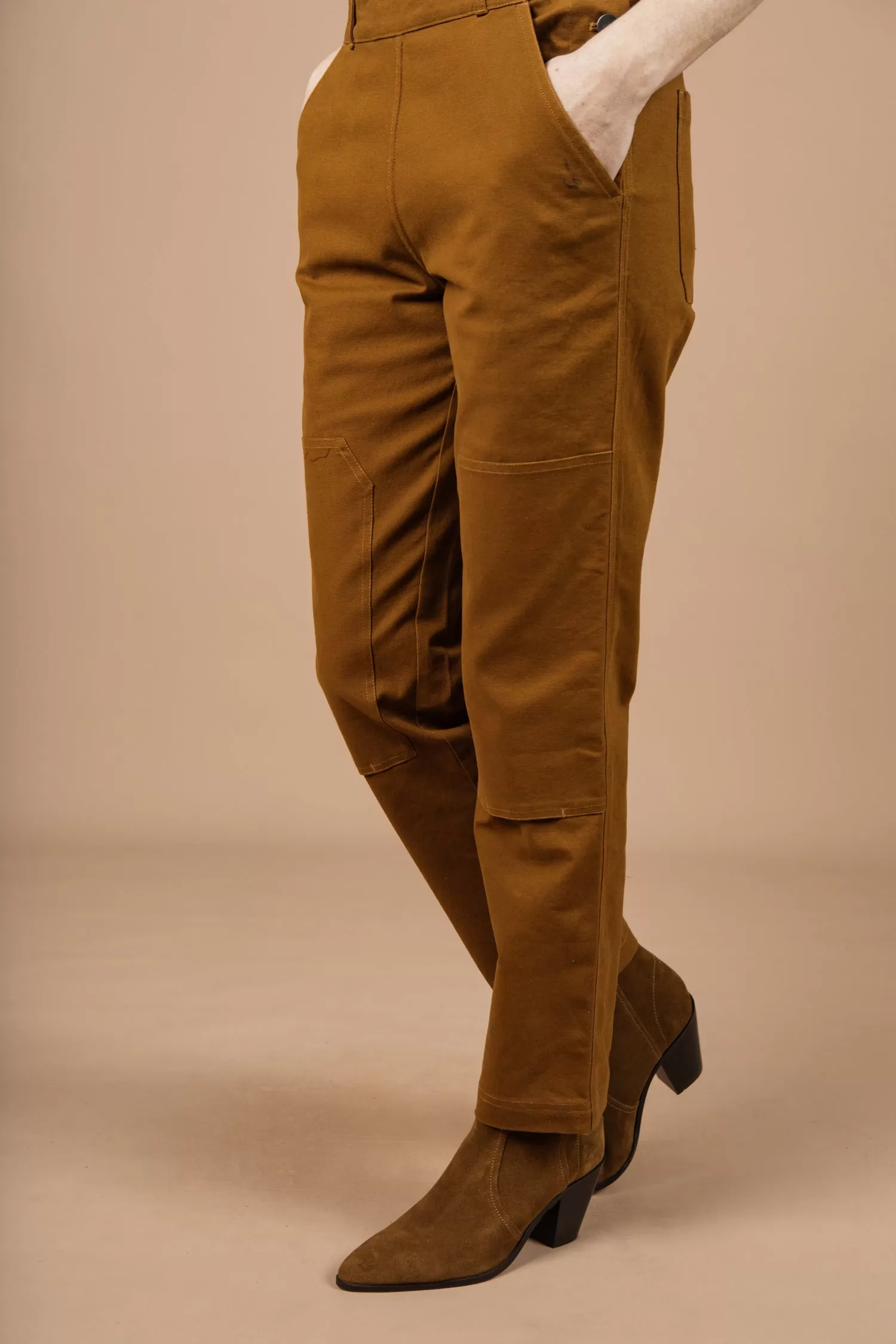 Tobin Utility Overall / Brown Canvas