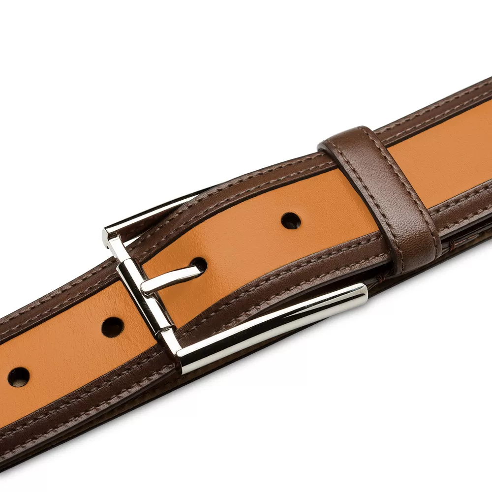 Two-Tone Calfskin Belt