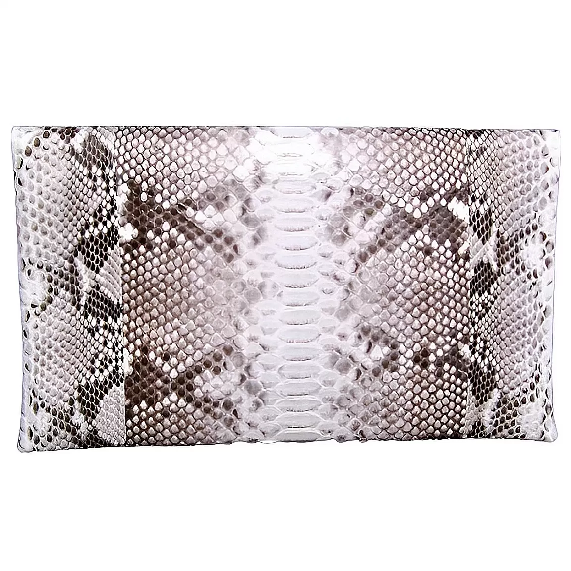 White and Black Clutch Bag